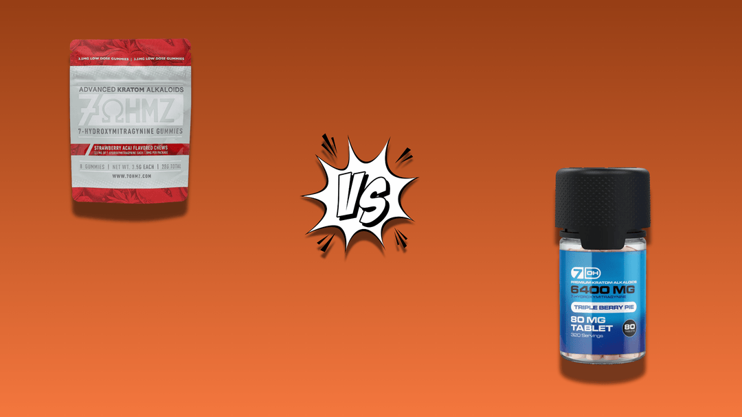7-OH Gummies vs. 7-OH Tablets: Which Form is Better for You? - 7OH.com