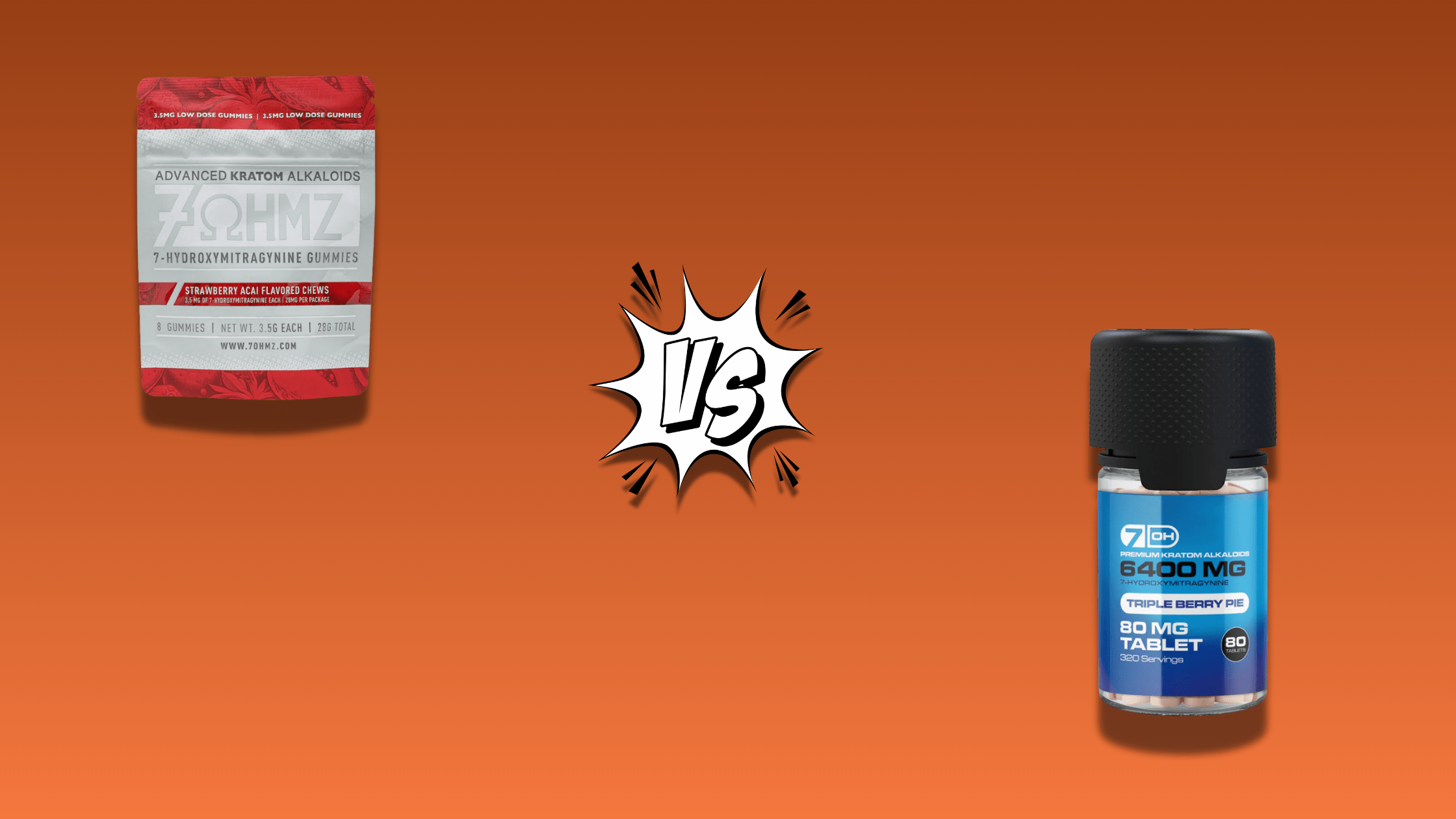 7-OH Gummies vs. 7-OH Tablets: Which Form is Better for You? - 7OH.com