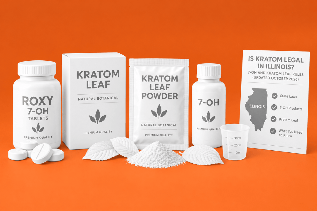 Is Kratom Legal in Illinois? 7-OH and Kratom Leaf Rules (Updated October 2026) - 7OH.com