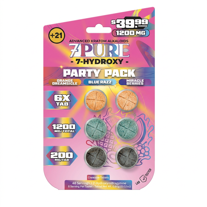 7Pure 7-OH Tablets (1200mg - 6 Count)