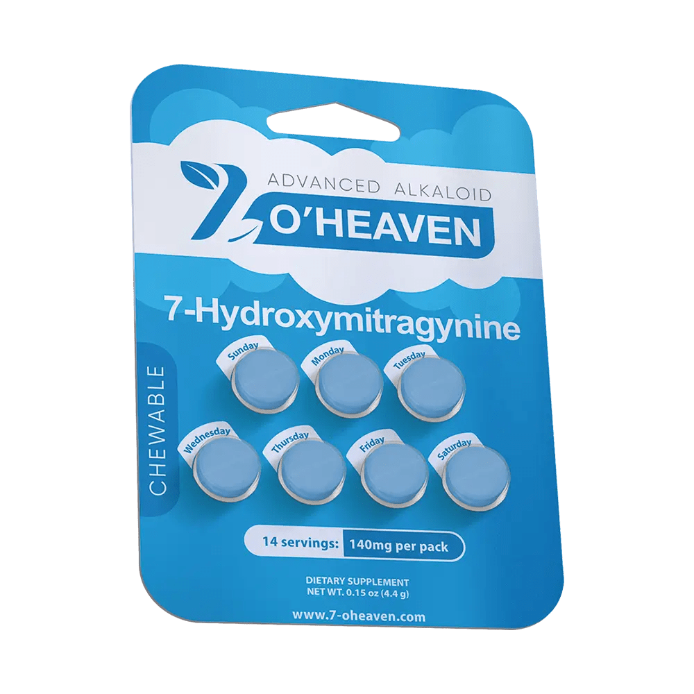 7 - O’Heaven Advanced Alkaloid Kratom Tablets (140mg - 7 Count) - 7OH.com