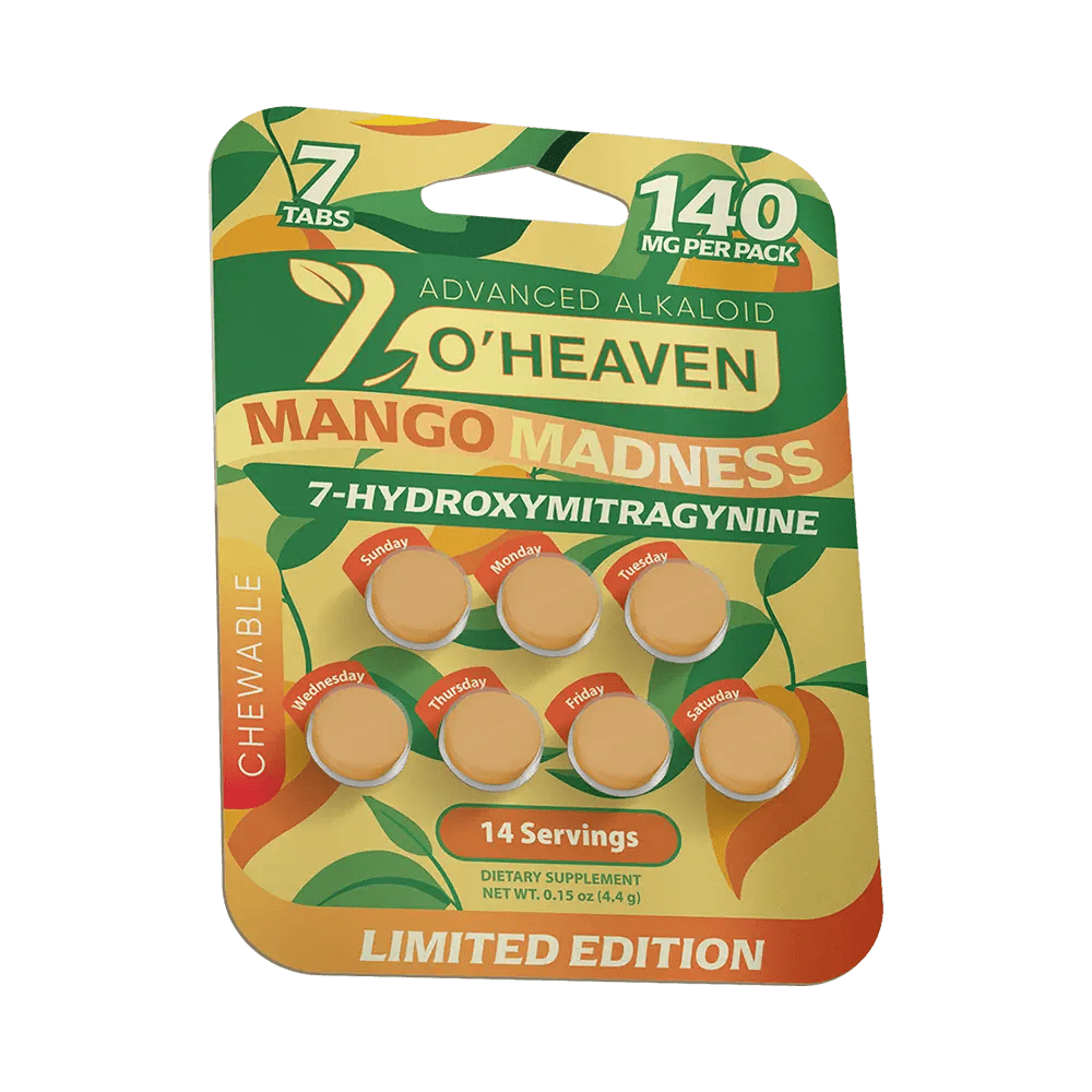 7 - O’Heaven Limited Edition Advanced Alkaloid Tablets (140mg - 7 Count) - 7OH.com