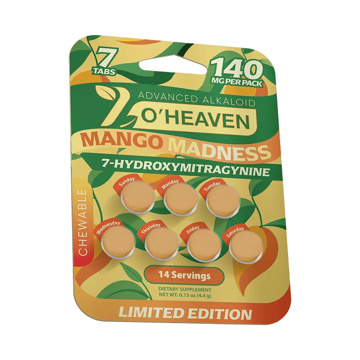 7 - O’Heaven Limited Edition Advanced Alkaloid Tablets (140mg - 7 Count) - 7OH.com