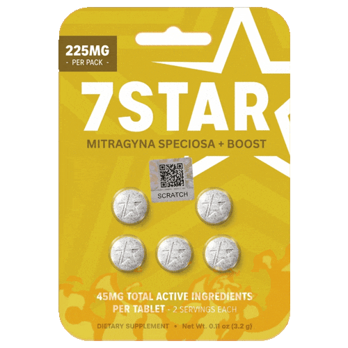 7 Star MIT + Boost Tablets (225mg - 5 Count) - 7OH.com
