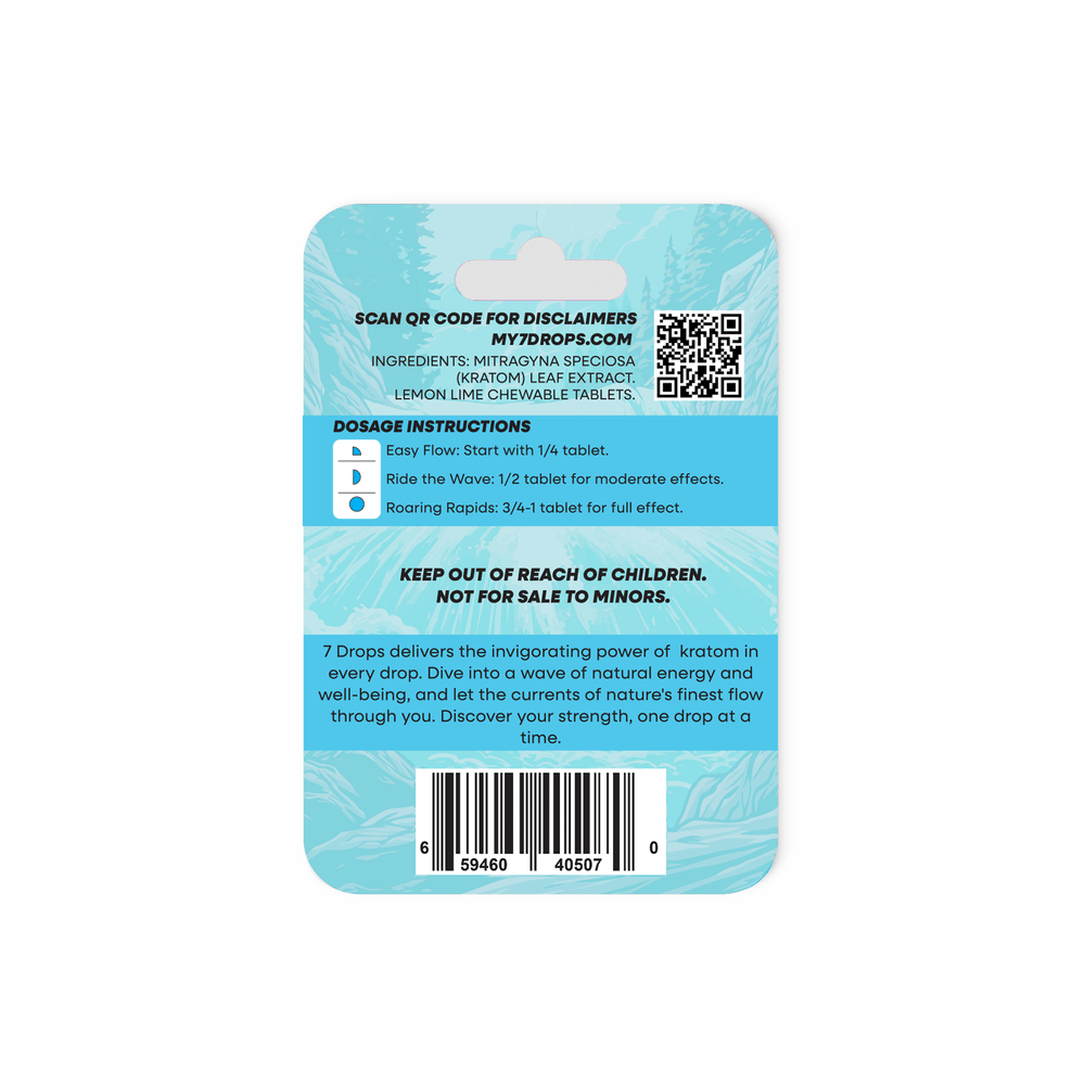 7Drops 7 - OH Chewable Tablets (45mg - 3 Count) - 7OH.com