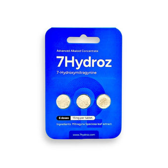 7Hydroz 7 - Hydroxy Kratom Alkaloid Tablets (45mg - 3 Count) - 7OH.com