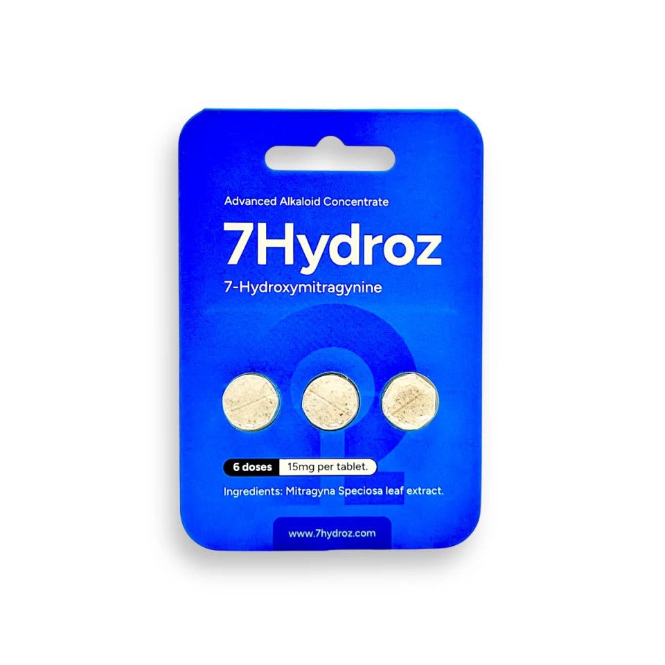 7Hydroz 7 - Hydroxy Kratom Alkaloid Tablets (45mg - 3 Count) - 7OH.com