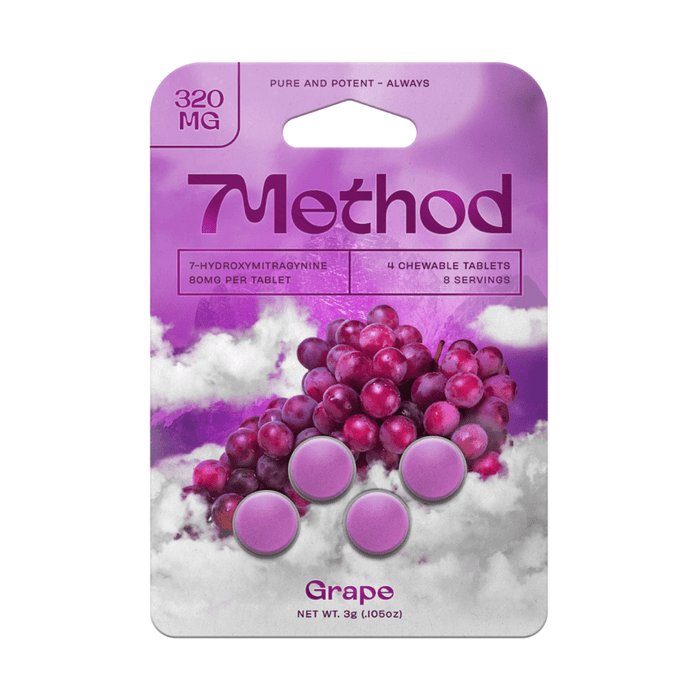7Method 7 - Hydroxymitragynine Tablets (320mg - 4 Count) - 7OH.com