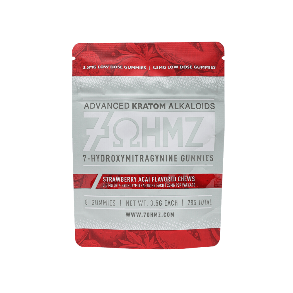 7OHMZ Advanced Kratom Alkaloid Gummies (28mg - 8 Count) - 7OH.com