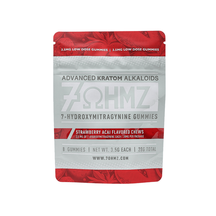 7OHMZ Advanced Kratom Alkaloid Gummies (28mg - 8 Count) - 7OH.com