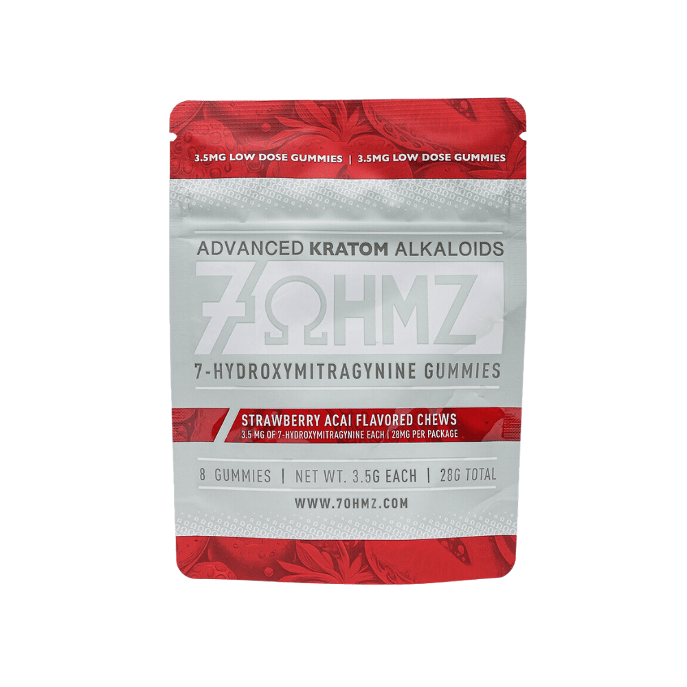 7OHMZ Advanced Kratom Alkaloid Gummies (28mg - 8 Count) | BOX OF 10 - 7OH.com