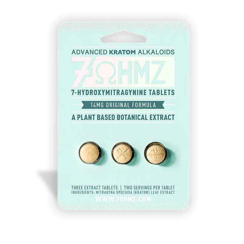 7OHMZ Advanced Kratom Alkaloids (42mg - 3 Count) | BOX OF 20 - 7OH.com