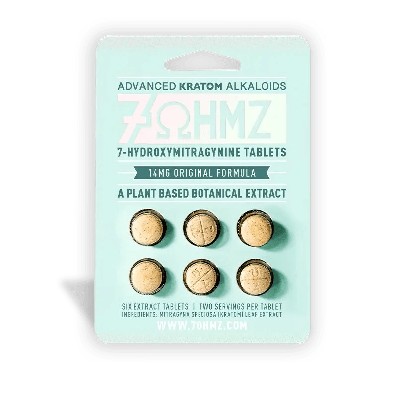 7OHMZ Advanced Kratom Alkaloids (84mg - 6 Count) | BOX OF 20