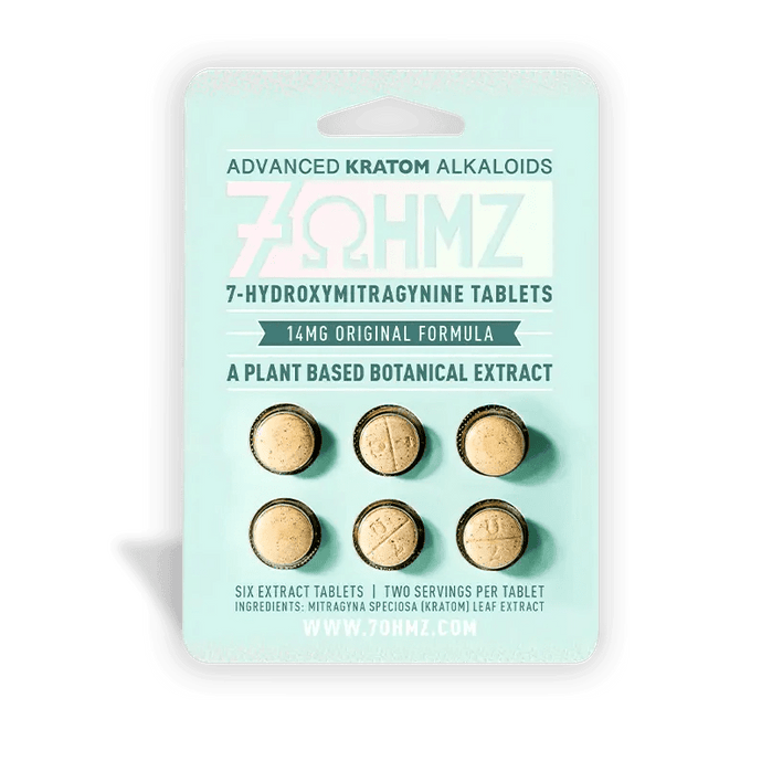 7OHMZ Advanced Kratom Alkaloids (84mg - 6 Count) | BOX OF 20 - 7OH.com