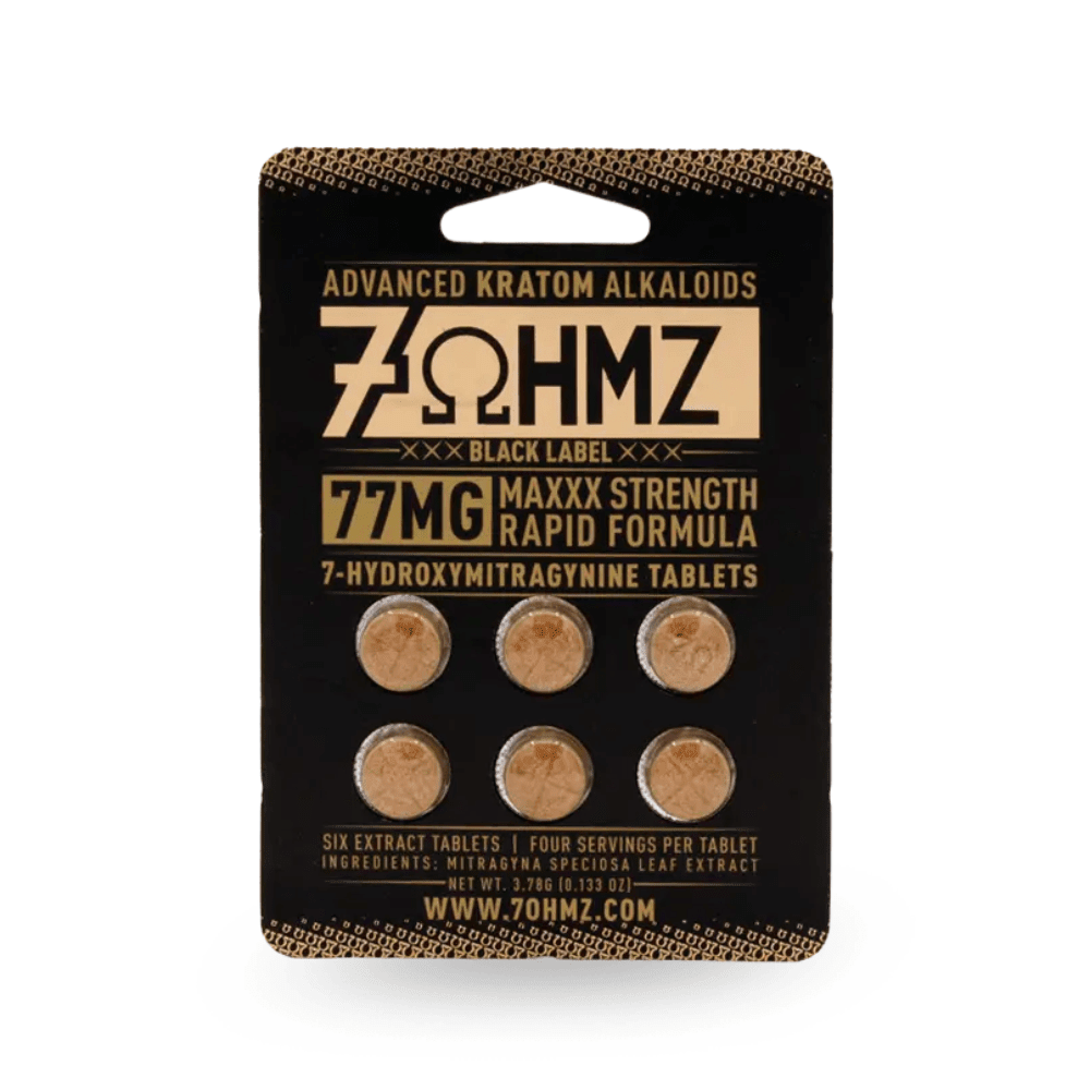 7OHMZ Maxxx Strength 7-OH Tablets (462mg - 6 Count) | BOX OF 20