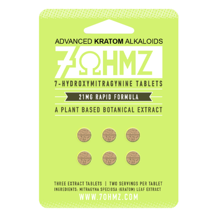 7OHMZ Rapid Release Tablets (126mg - 6 Count) - 7OH.com