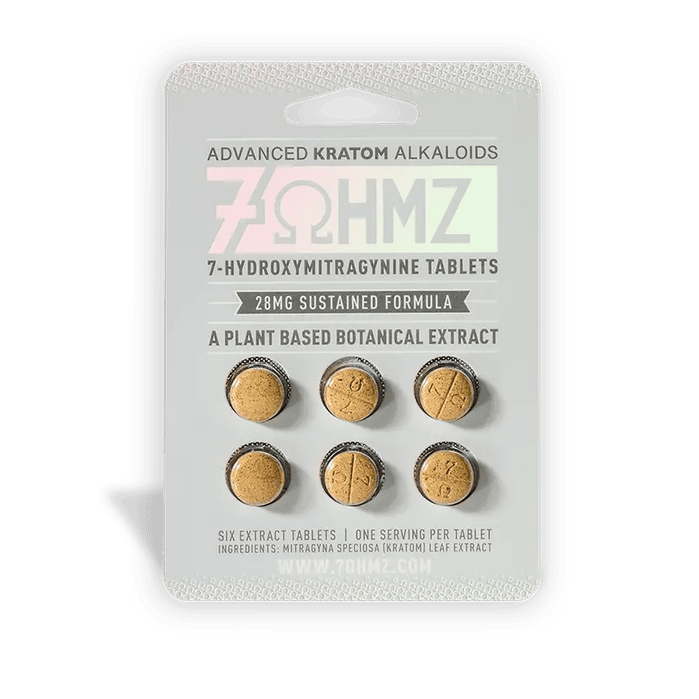 7OHMZ Sustained Formula Tablets (168mg - 6 Count) - 7OH.com