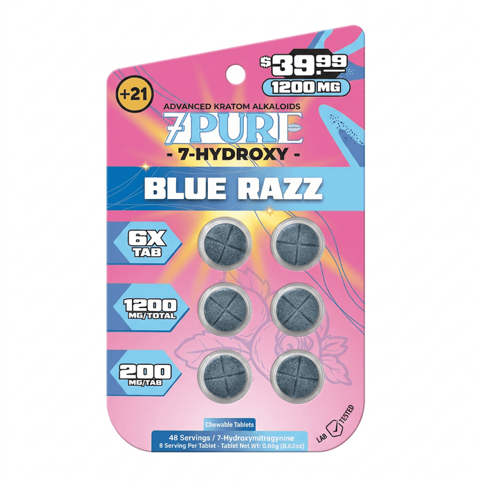 7Pure 7-OH Tablets (1200mg - 6 Count) - 7OH.com