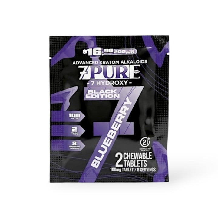 7Pure Black Edition 7-OH Tablets (200mg - 2 Count) - 7OH.com
