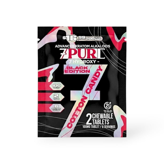 7Pure Black Edition 7-OH Tablets (200mg - 2 Count) - 7OH.com