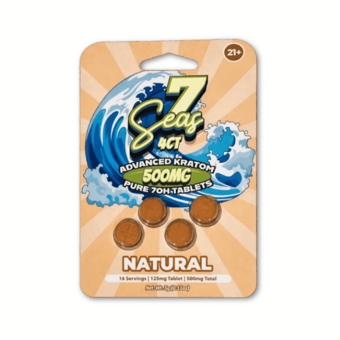 7Seas 7 - OH Tablets (500mg - 4 Count) | BOX OF 10 - 7OH.com