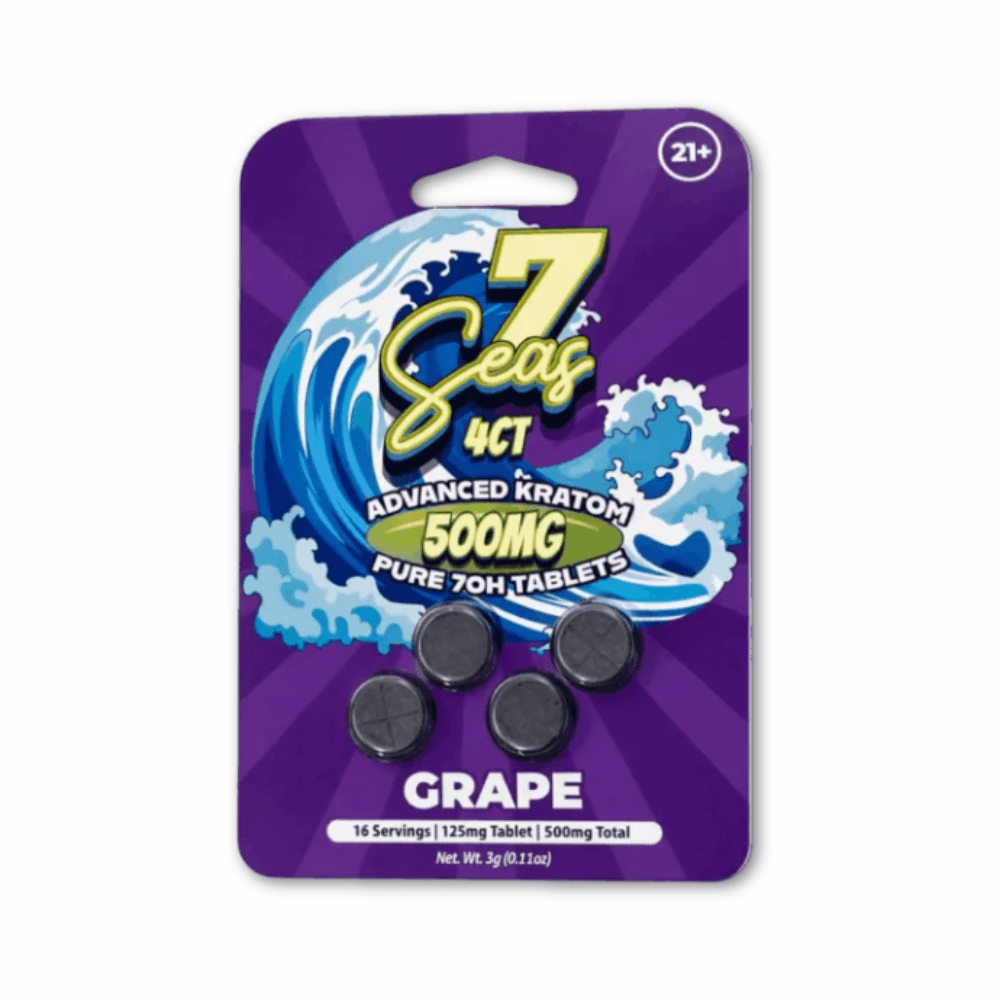 7Seas 7 - OH Tablets (500mg - 4 Count) | BOX OF 10 - 7OH.com