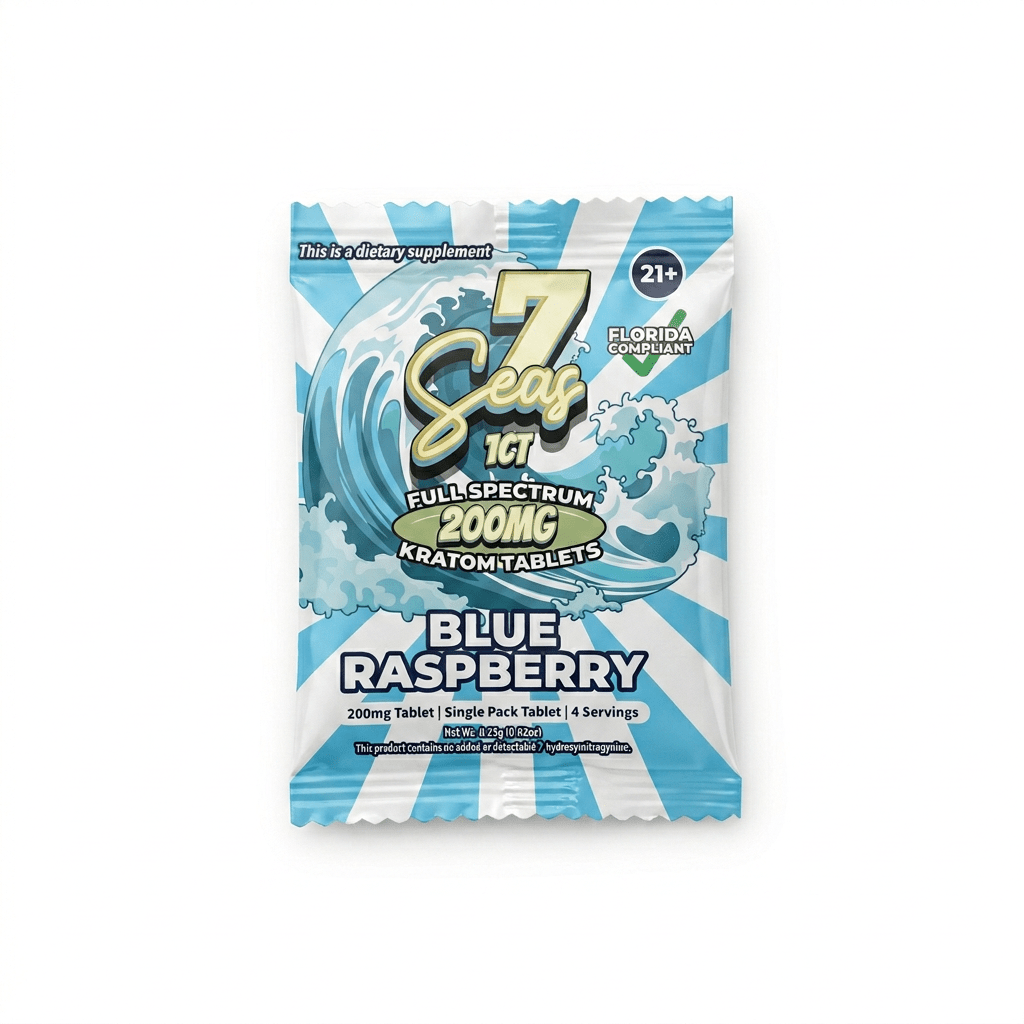 7Seas Full Spectrum Kratom Tablet (200mg - 1 Count) - 7OH.com