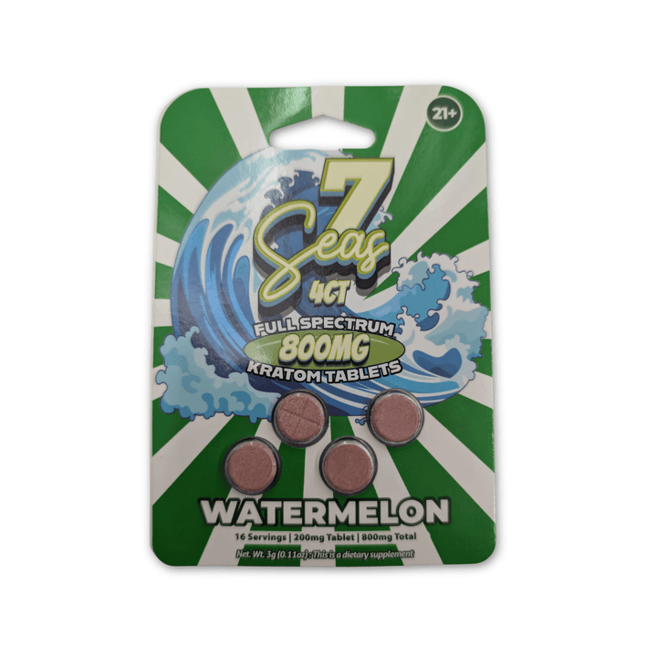 7Seas Full Spectrum Kratom Tablets (800mg - 4 Count) - 7OH.com