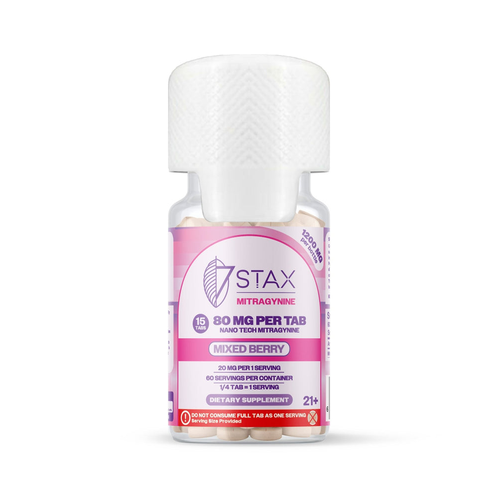 7Stax Nano Tech Mitragynine Tablets (1200mg - 15 Count) - 7OH.com