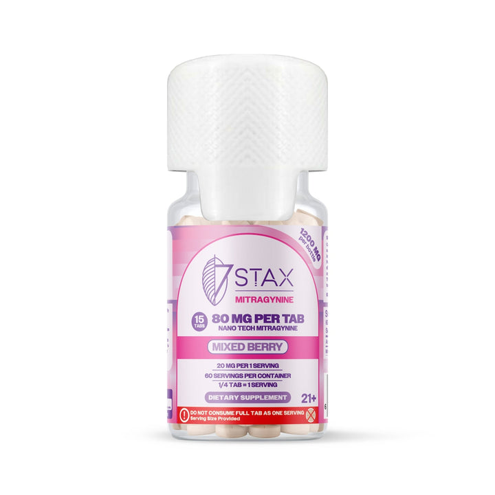 7Stax Nano Tech Mitragynine Tablets (1200mg - 15 Count) - 7OH.com