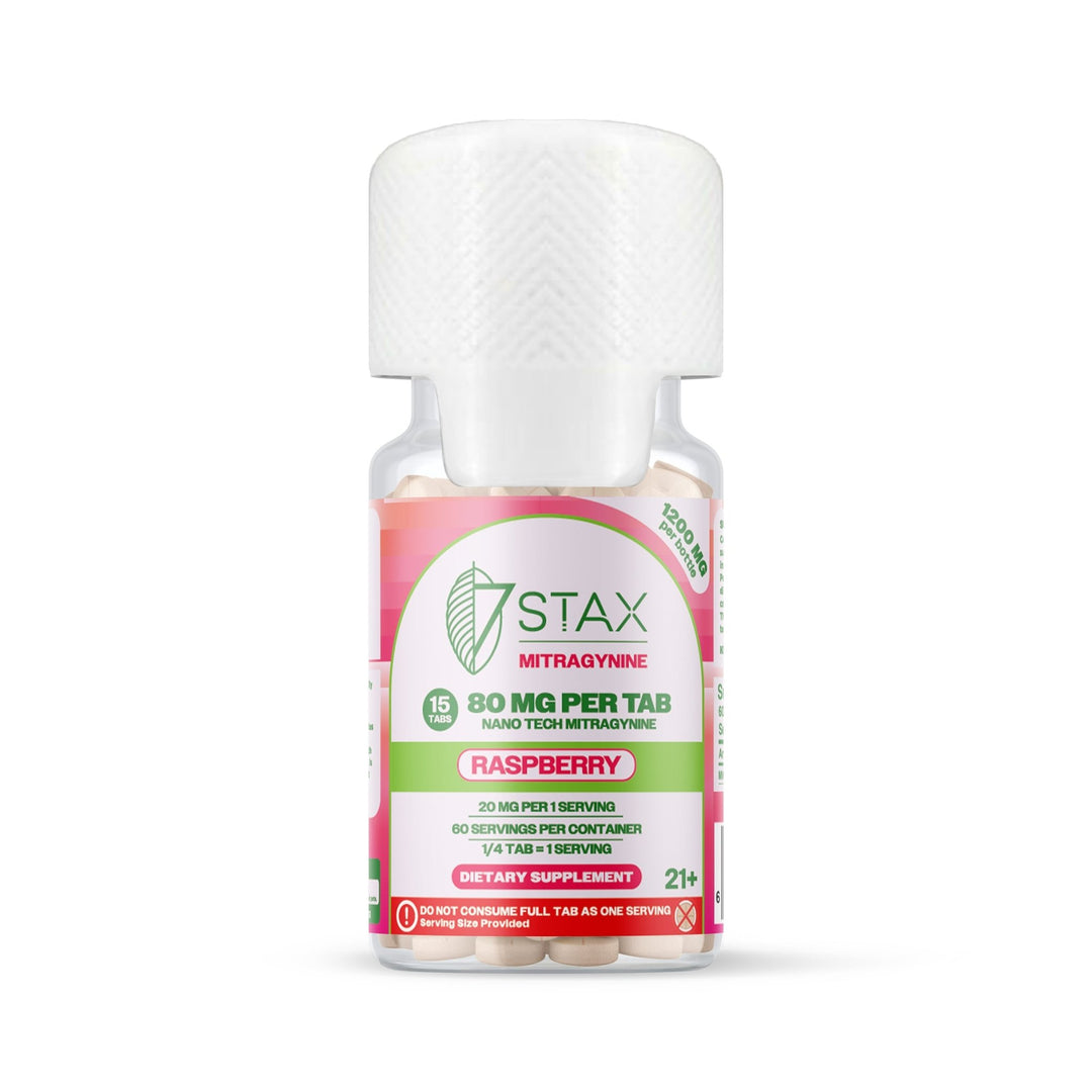 7Stax Nano Tech Mitragynine Tablets (1200mg - 15 Count) - 7OH.com