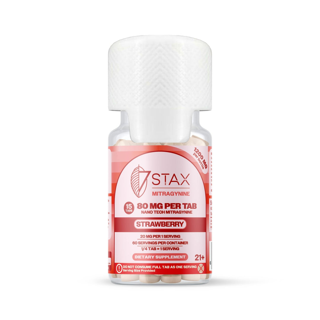 7Stax Nano Tech Mitragynine Tablets (1200mg - 15 Count) - 7OH.com
