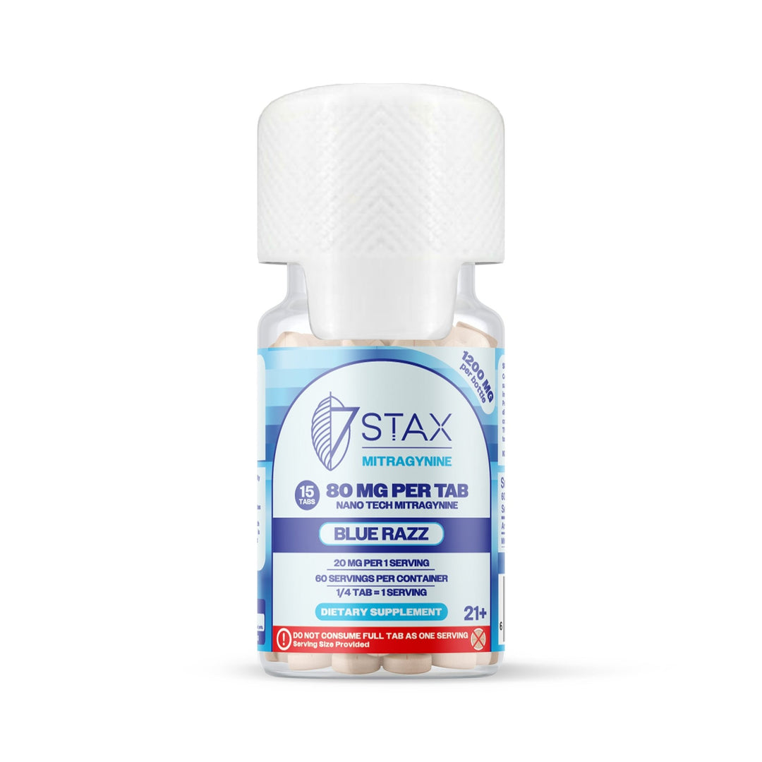 7Stax Nano Tech Mitragynine Tablets (1200mg - 15 Count) - 7OH.com