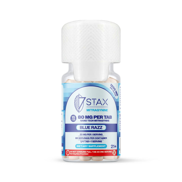 7Stax Nano Tech Mitragynine Tablets (1200mg - 15 Count) - 7OH.com