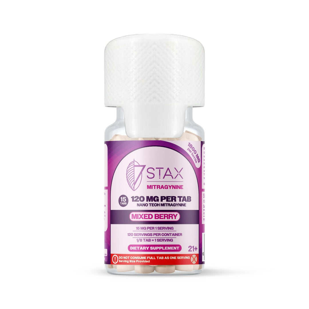 7Stax Nano Tech Mitragynine Tablets (1800mg - 15 Count) - 7OH.com