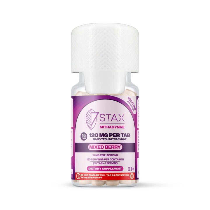 7Stax Nano Tech Mitragynine Tablets (1800mg - 15 Count) - 7OH.com