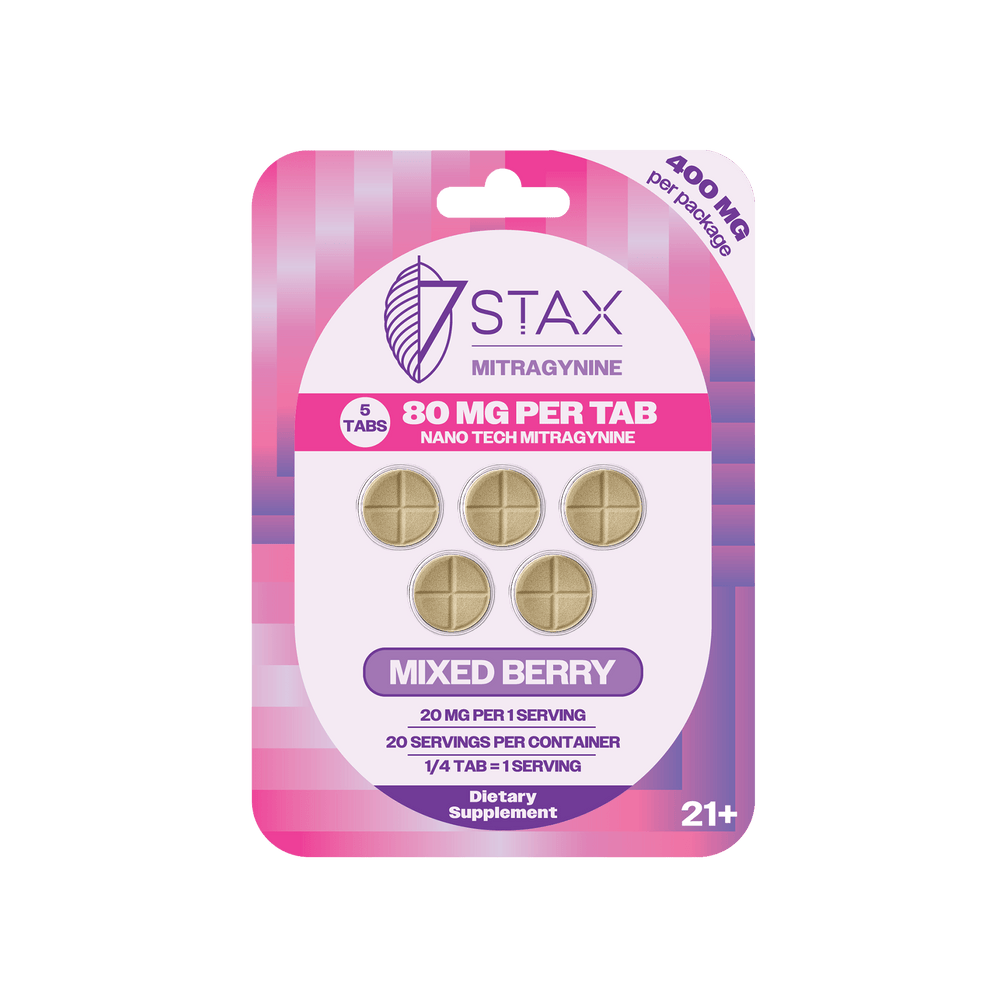 7Stax Nano Tech Mitragynine Tablets (400mg - 5 Count) - 7OH.com