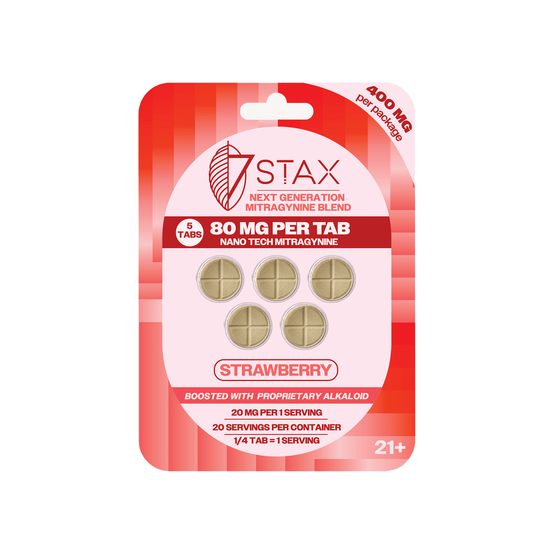 7Stax Nano Tech Mitragynine Tablets (400mg - 5 Count) - 7OH.com