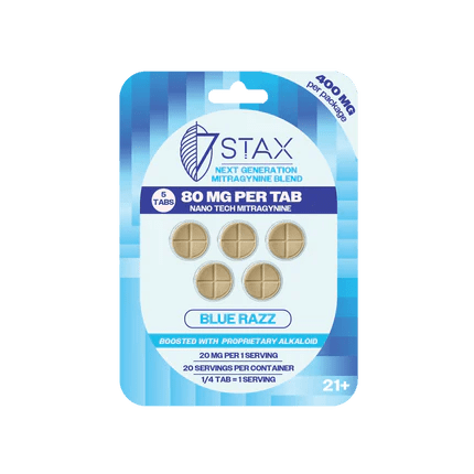7Stax Nano Tech Mitragynine Tablets (400mg - 5 Count) - 7OH.com