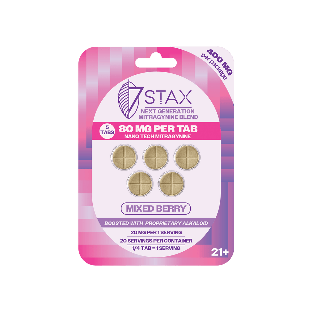 7Stax Nano Tech Mitragynine Tablets (400mg - 5 Count) - 7OH.com
