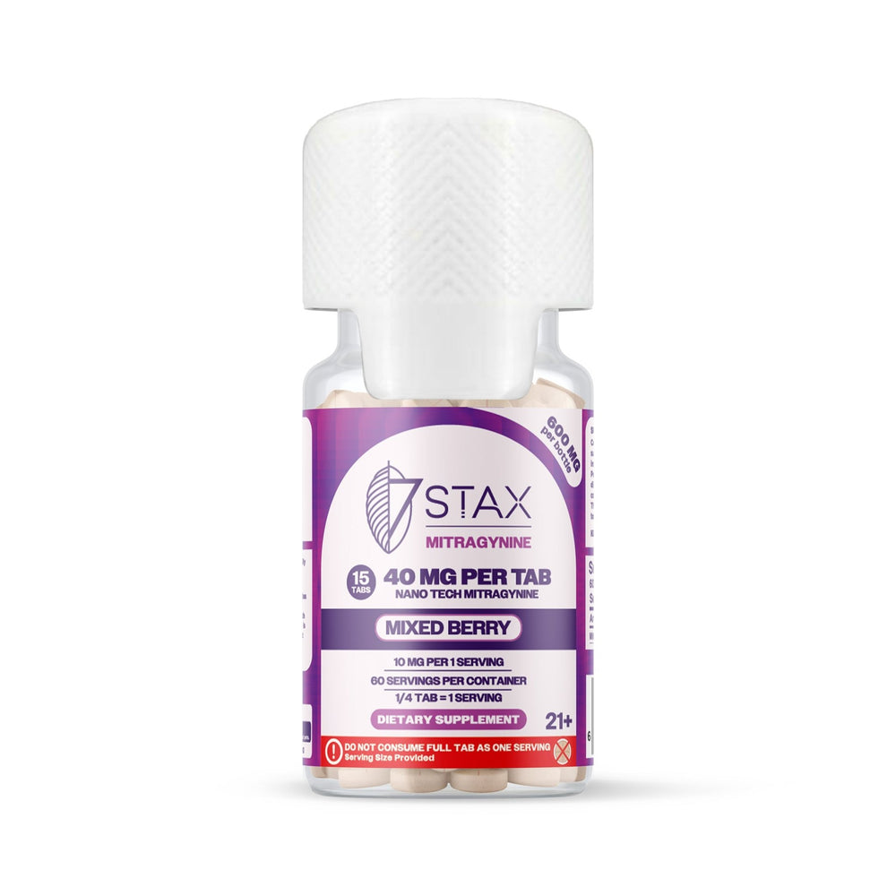 7Stax Nano Tech Mitragynine Tablets (600mg - 15 Count) - 7OH.com