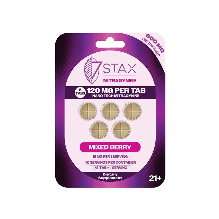 7Stax Nano Tech Mitragynine Tablets (600mg - 5 Count) - 7OH.com
