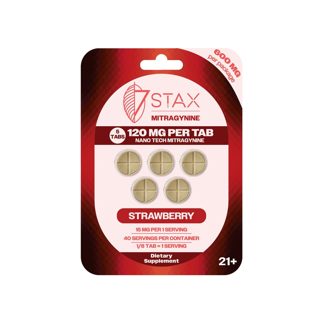 7Stax Nano Tech Mitragynine Tablets (600mg - 5 Count) - 7OH.com