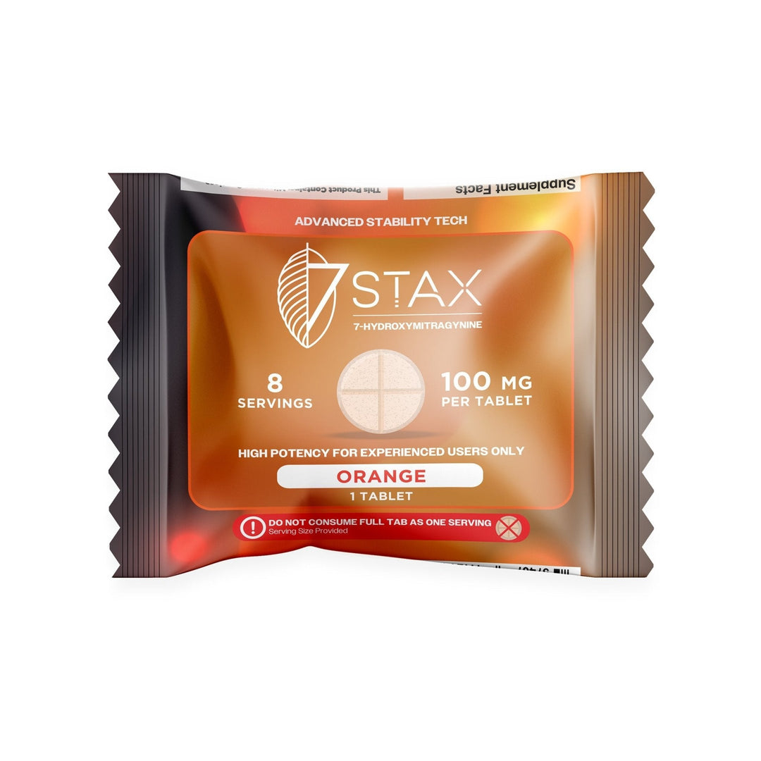 7Stax Premium 7 - OH Kratom Alkaloid Tablets (100mg - 1 Count) - 7OH.com