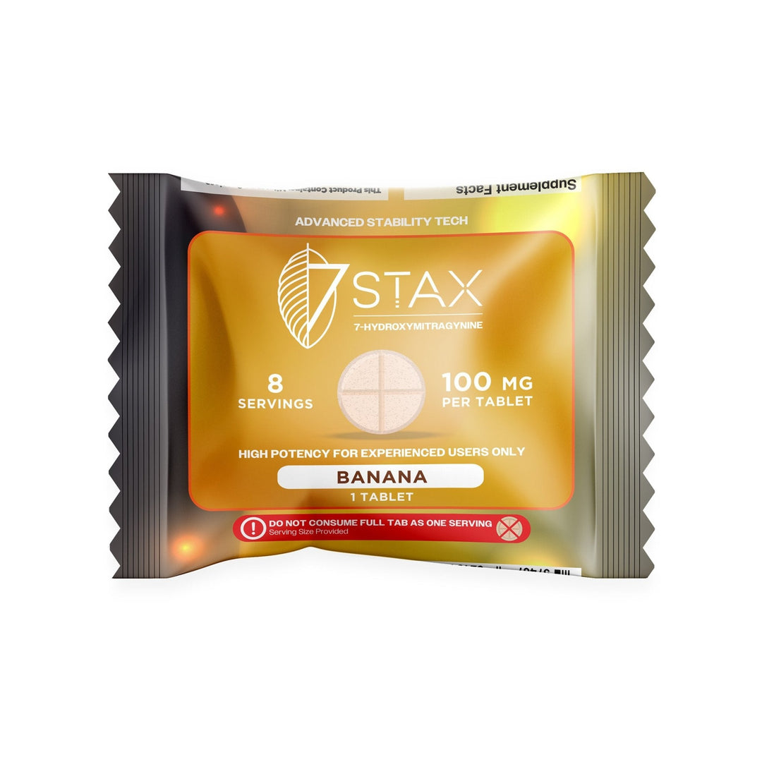 7Stax Premium 7 - OH Kratom Alkaloid Tablets (100mg - 1 Count) - 7OH.com