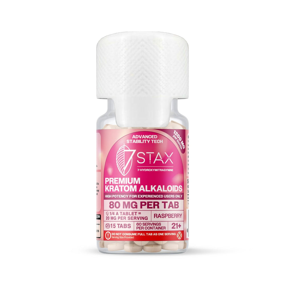 7Stax Premium 7-OH Kratom Alkaloid Tablets (1500mg - 15 Count)