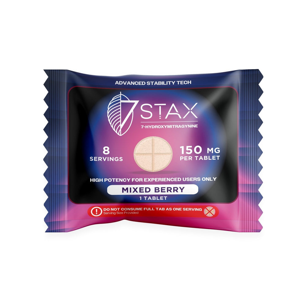 7Stax Premium 7 - OH Kratom Alkaloid Tablets (150mg - 1 Count) - 7OH.com