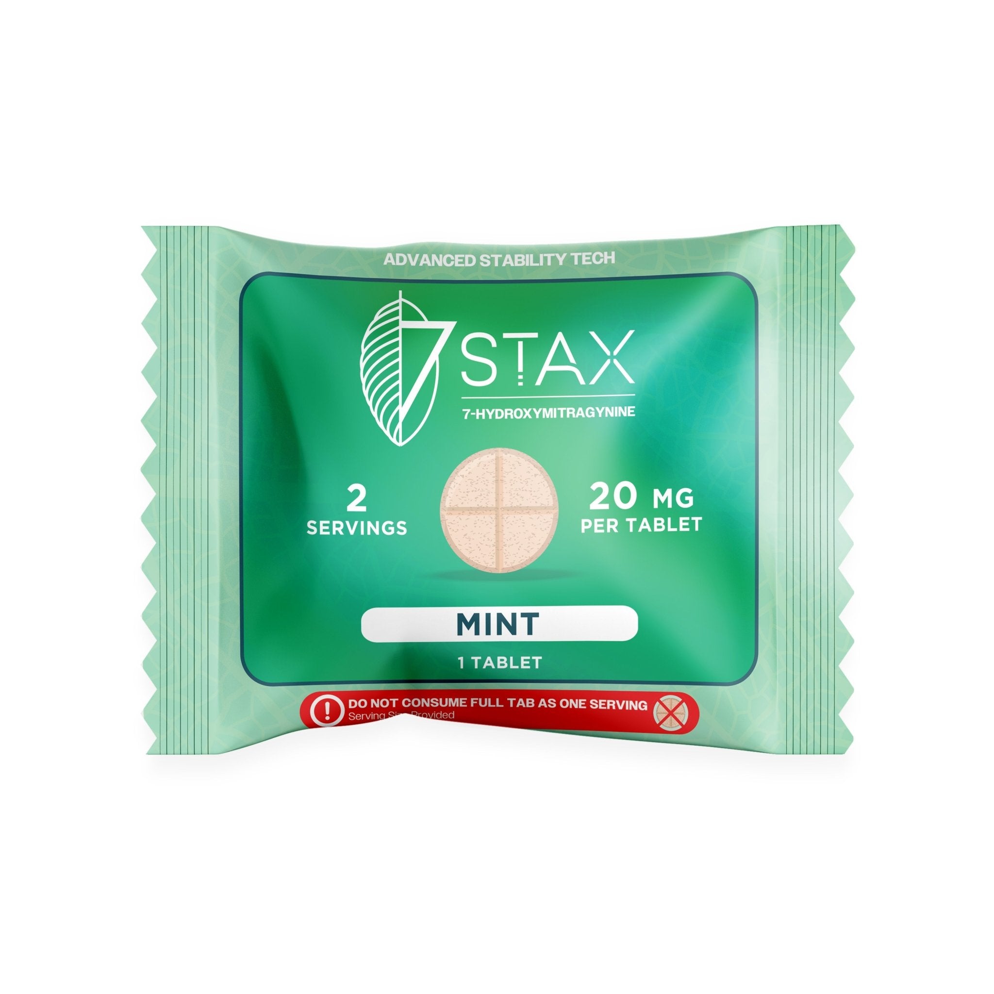7Stax Premium 7-OH Kratom Alkaloid Tablets (20mg - 1 Count)
