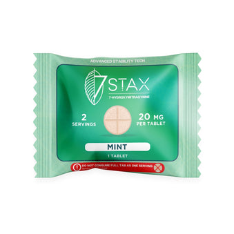 7Stax Premium 7 - OH Kratom Alkaloid Tablets (20mg - 1 Count) - 7OH.com
