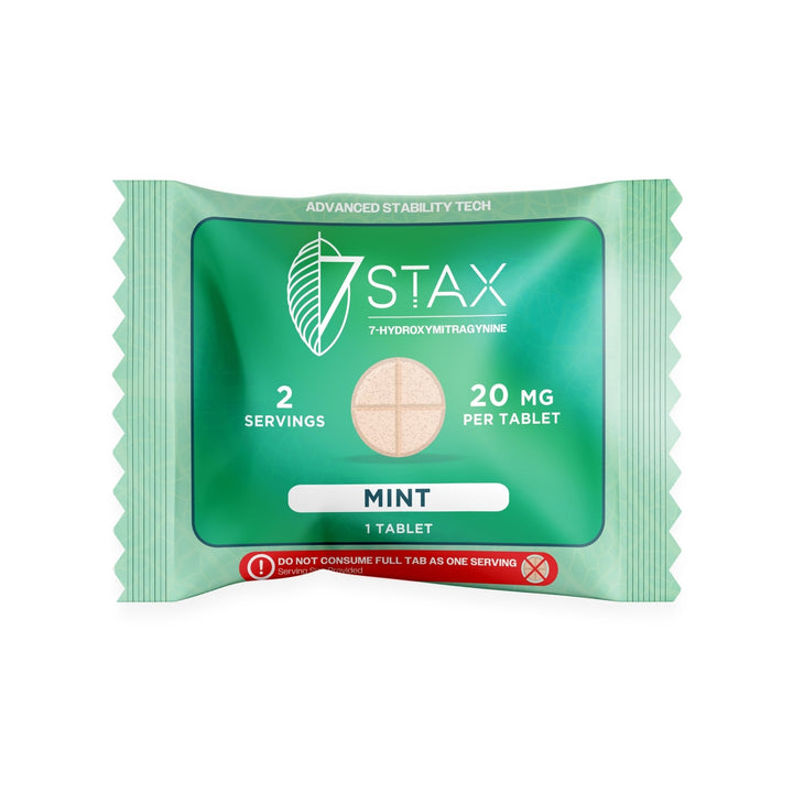 7Stax Premium 7 - OH Kratom Alkaloid Tablets (20mg - 1 Count) - 7OH.com